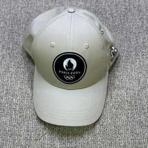 Le Coq Sportif Paris 2024 Olympics Hat Tan Adjustable Snapback Logo Cap